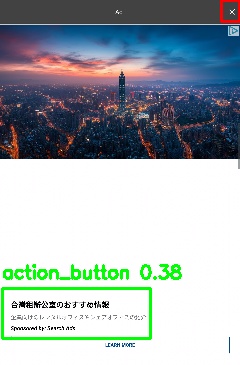 Detected image