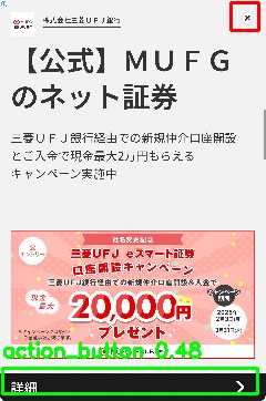 Detected image