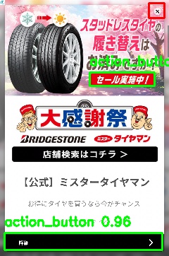 Detected image