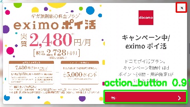 Detected image
