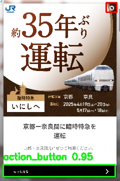Detected image