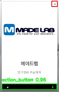 Detected image